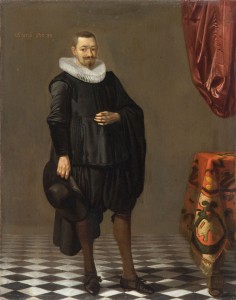 Harmen Wieringa, Portrait of a Man, 1625, oil on copper, 6 7/8 x 5 5/16 in.