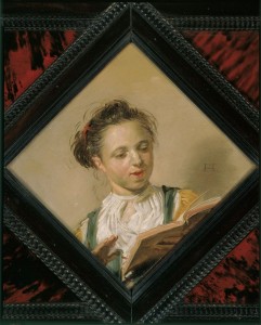 Frans Hals- Girl Singing, c. 1626- 1630, oil on panel, 7 1/4 x 7 1/2in.